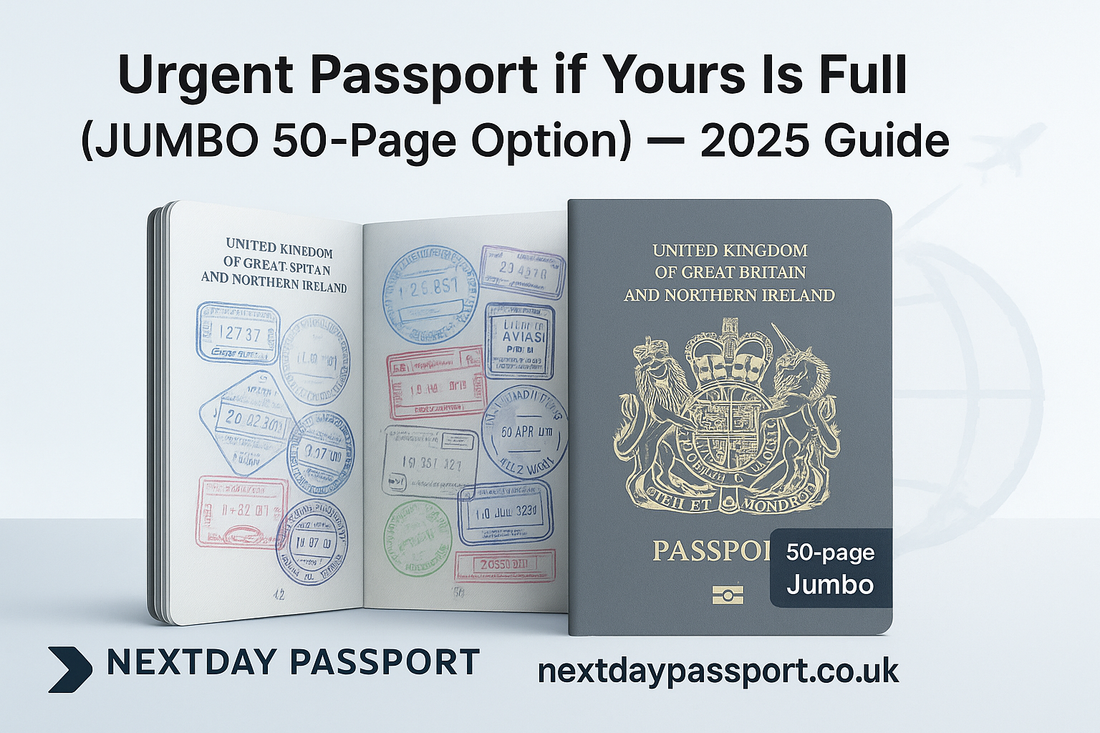 Can You Get an Urgent Passport if Yours Is Full? (Jumbo 50-Page Option) — 2025 Guide