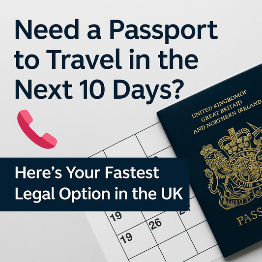 Need a Passport to Travel in the Next 10 Days? Here’s Your Fastest Legal Option in the UK