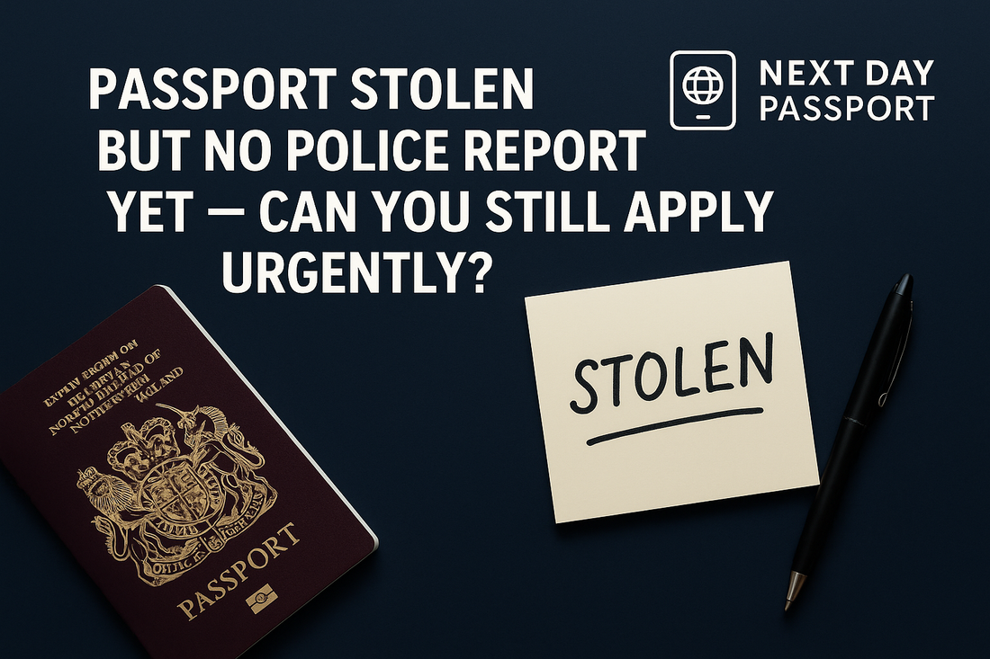Passport Stolen But No Police Report Yet — Can You Still Apply Urgently?