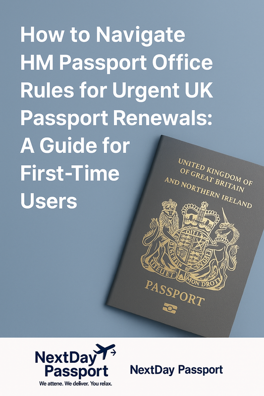 How to Navigate HM Passport Office Rules for Urgent UK Passport Renewals: A Guide for First-Time Users