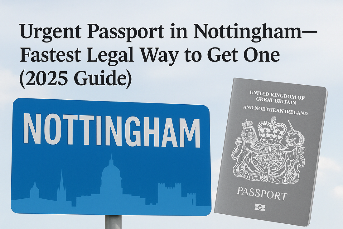 Urgent Passport in Nottingham – Fastest Legal Way to Get One (2025 Guide)