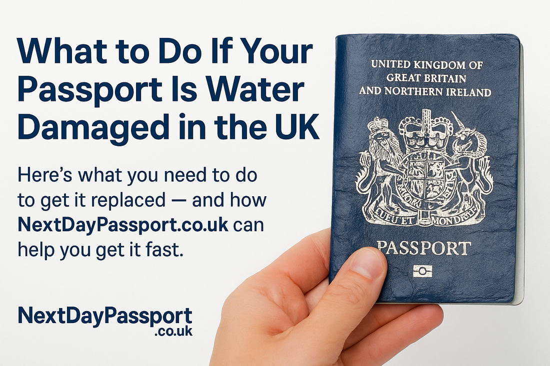 What to Do If Your Passport Is Water Damaged in the UK