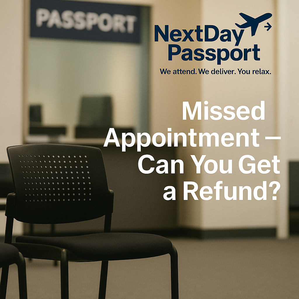 Missed or Cancelled an Urgent Passport Appointment — Can You Get a Refund?