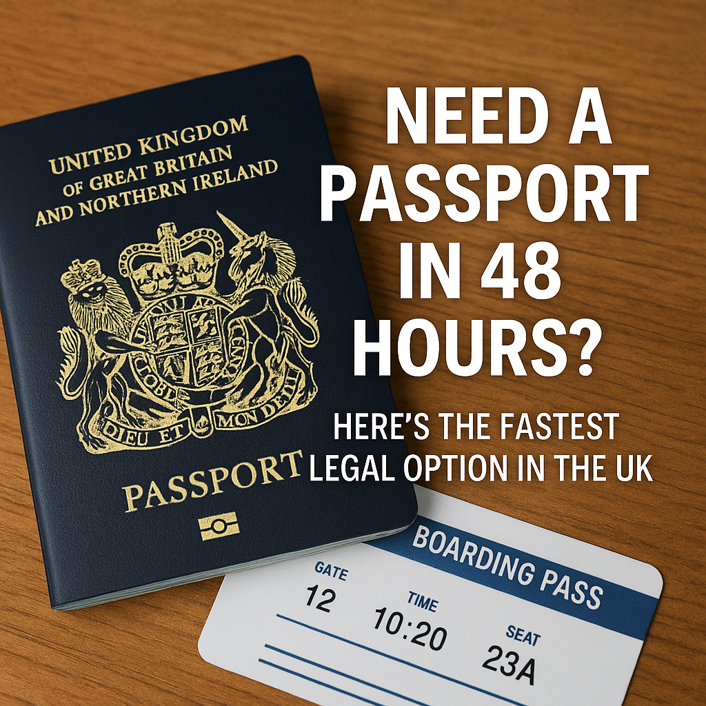 Need a Passport in 48 Hours? Here’s the Fastest Legal Option in the UK