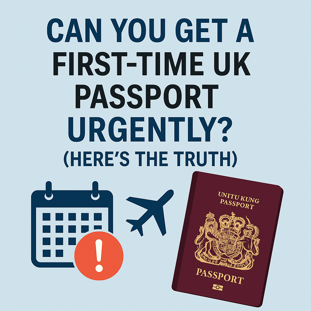 Can You Get a First-Time UK Passport Urgently? (Here’s the Truth)