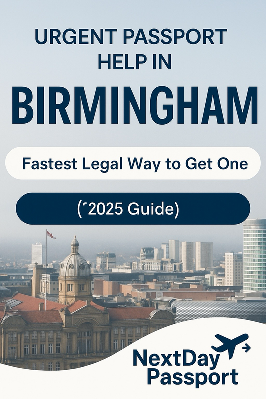 Urgent Passport in Birmingham – Fastest Legal Way to Get One (2025 Guide)