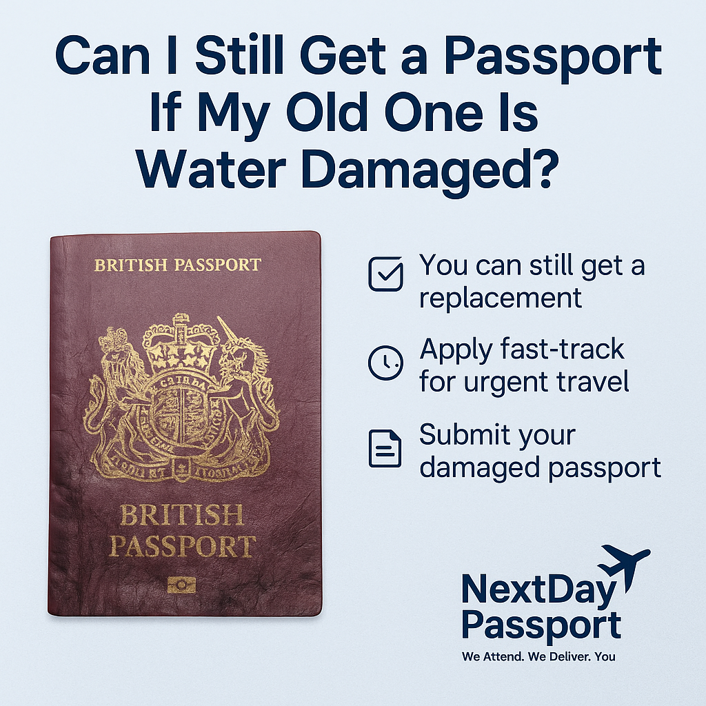 Can I Still Get a Passport If My Old One Is Water Damaged?