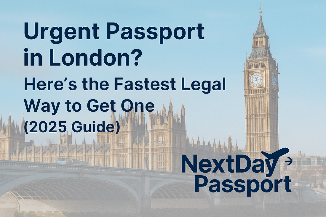 Need an Urgent Passport in London? Here’s the Fastest Legal Way to Get One Without Attending the Appointment