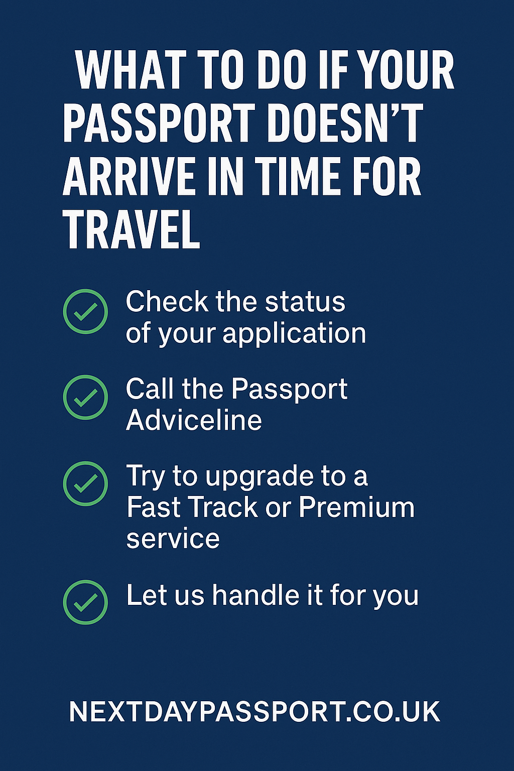 What to Do If Your Passport Doesn’t Arrive in Time for Travel