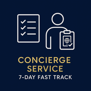 Next Day Passport Concierge Fee - 7 Day Fast Track Service