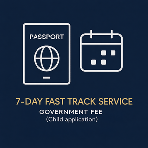 HMPO Fast Track Fee - 7 Day Service (Child application)
